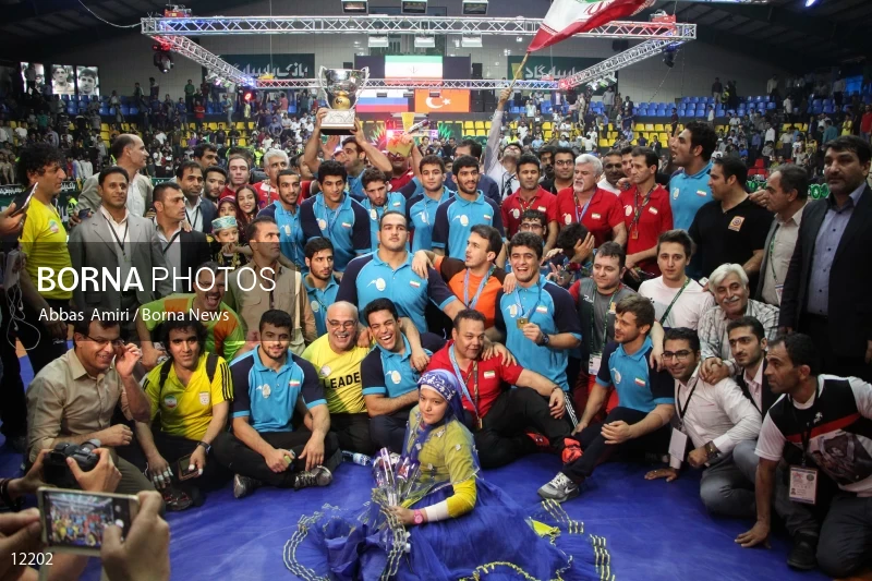 Iran wins 5th crown in Greco-Roman wrestling world cup