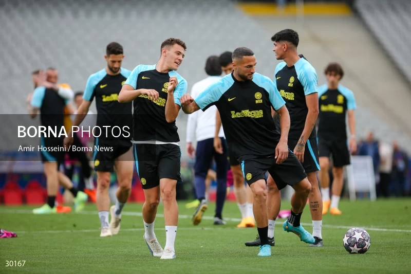 Inter Milan training session before the UEFA Champions League Final match