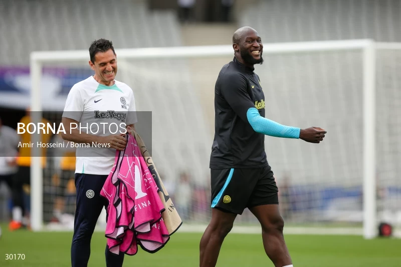 Inter Milan training session before the UEFA Champions League Final match