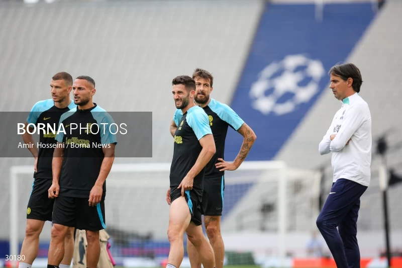 Inter Milan training session before the UEFA Champions League Final match