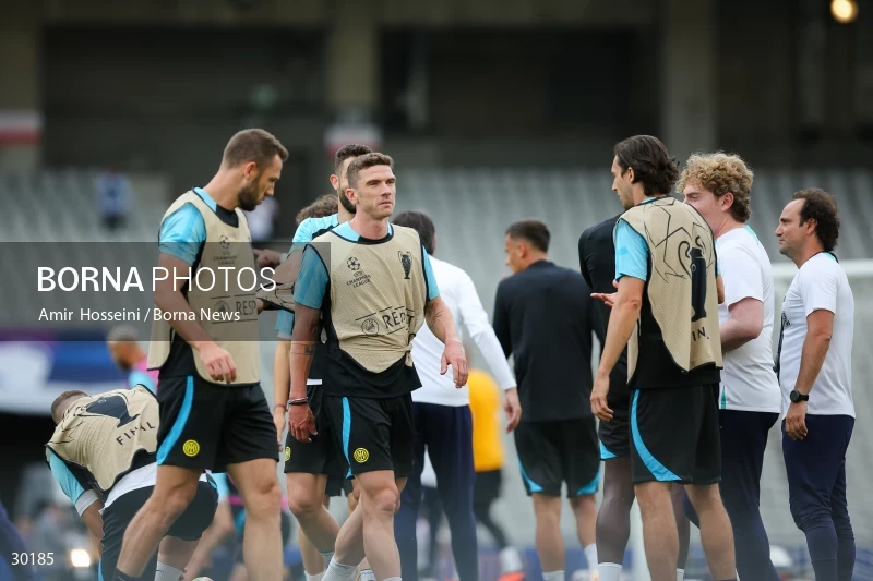 Inter Milan training session before the UEFA Champions League Final match