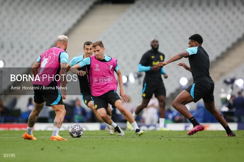 Inter Milan training session before the UEFA Champions League Final match