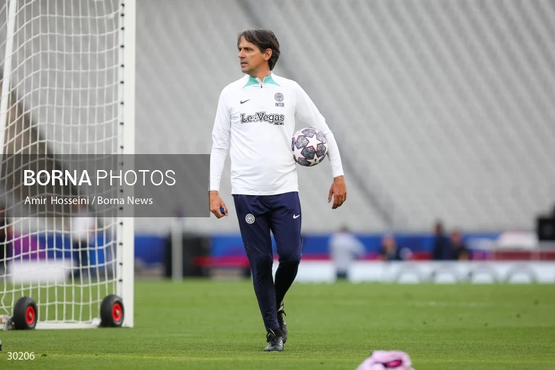 Inter Milan training session before the UEFA Champions League Final match