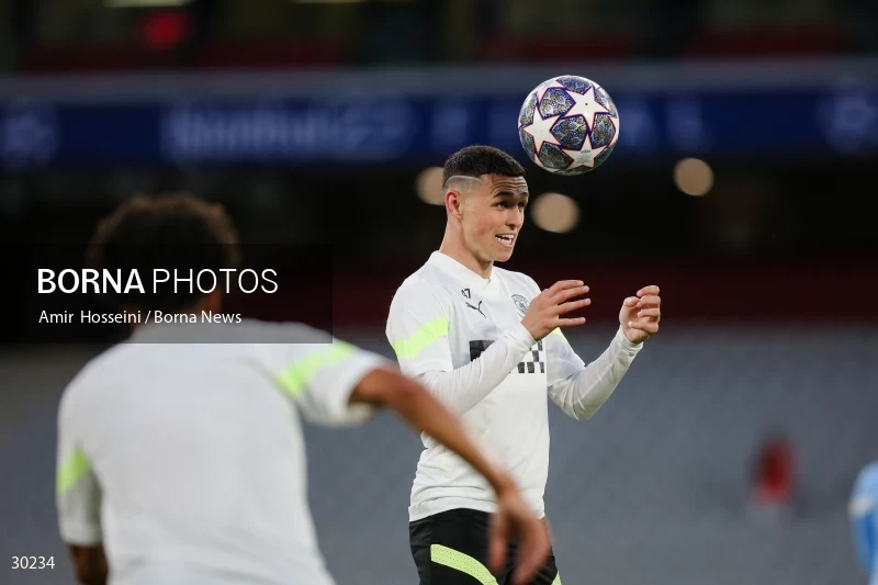 Manchester City training session before the UEFA Champions League Final match
