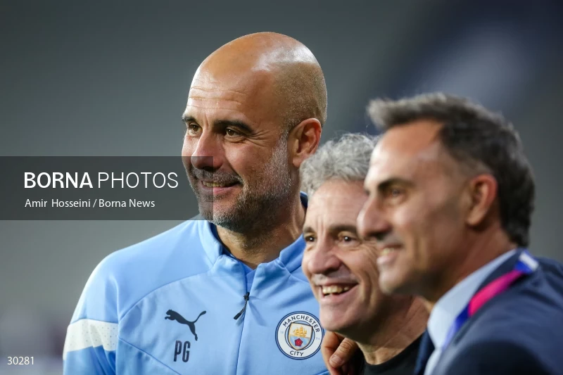 Manchester City training session before the UEFA Champions League Final match