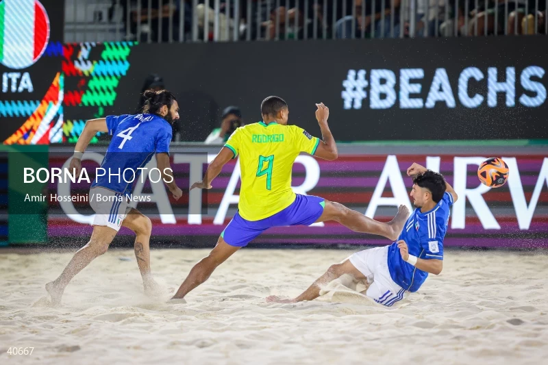 Brazil Vs. Italy - FIFA Beach Soccer World Cup UAE 2024