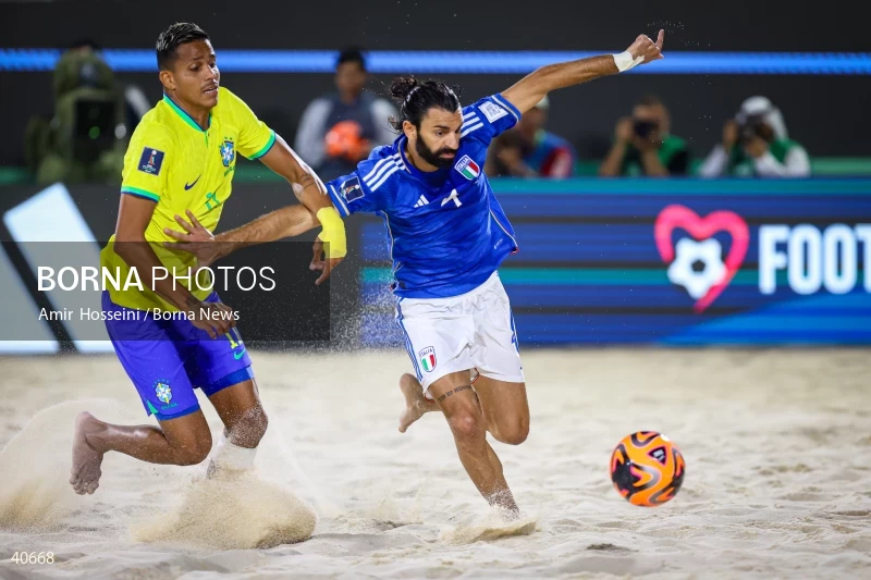 Brazil Vs. Italy - FIFA Beach Soccer World Cup UAE 2024