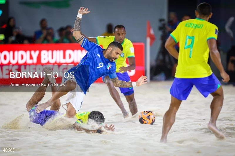 Brazil Vs. Italy - FIFA Beach Soccer World Cup UAE 2024