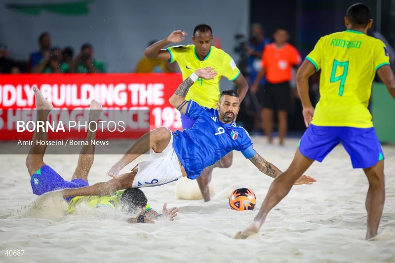 Brazil Vs. Italy - FIFA Beach Soccer World Cup UAE 2024