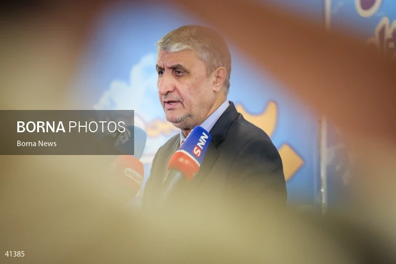 The press conference of the head of the Atomic Energy Organization of Iran