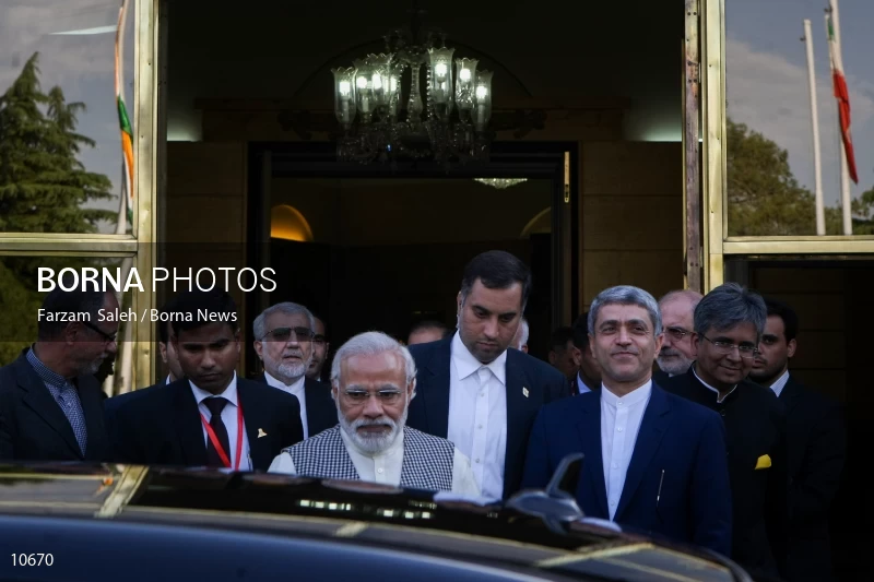 Narendra Modi arrives in Tehran