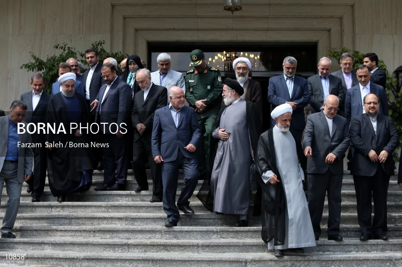 The Last Meeting of Rouhani's First Presidency Cabinet Members
