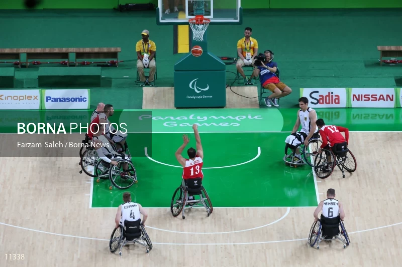 Men Wheelchair Basketball match - Iran VS Germany
