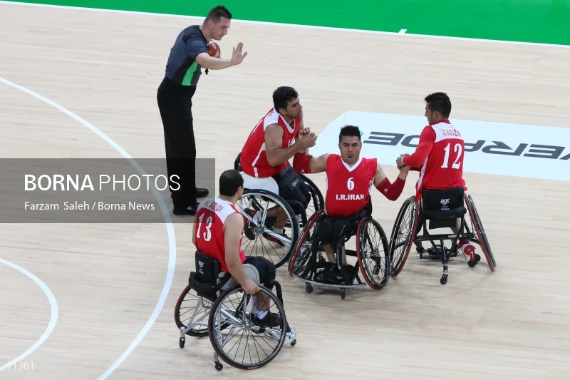 Men Wheelchair Basketball match - Iran VS Germany