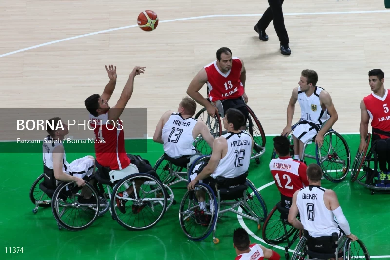 Men Wheelchair Basketball match - Iran VS Germany