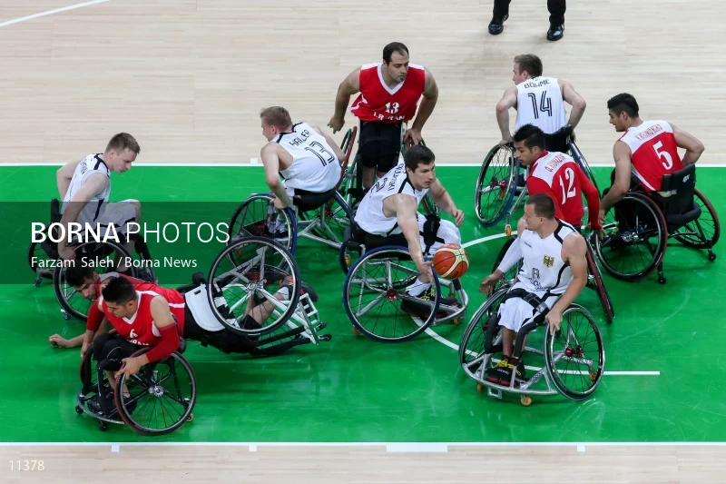 Men Wheelchair Basketball match - Iran VS Germany