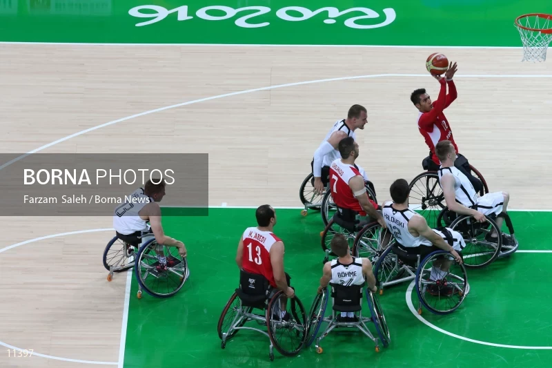 Men Wheelchair Basketball match - Iran VS Germany