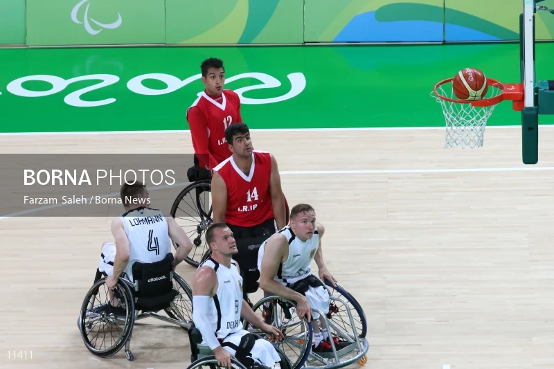 Men Wheelchair Basketball match - Iran VS Germany