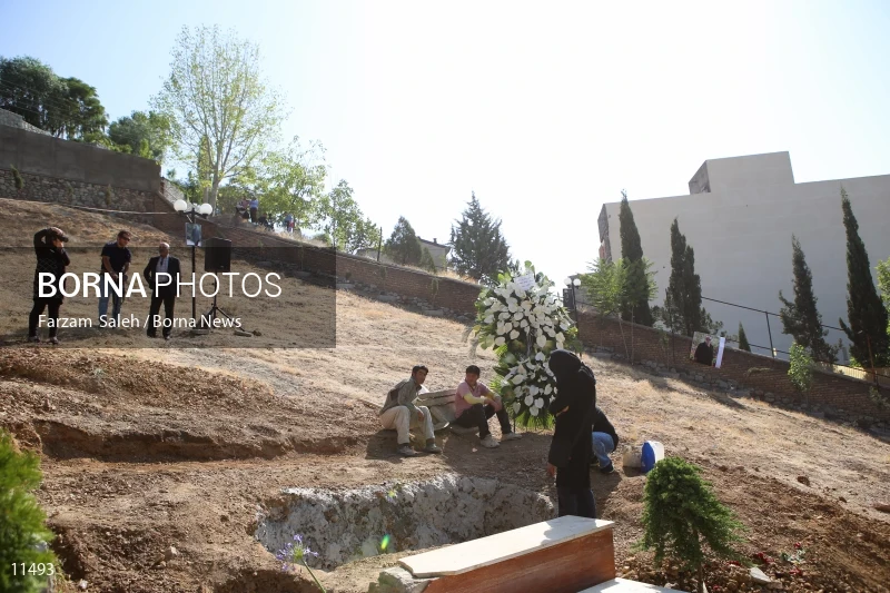 Funeral ceremony for Abbas Kiarostami in Lavasan