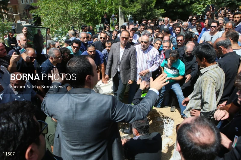 Funeral ceremony for Abbas Kiarostami in Lavasan