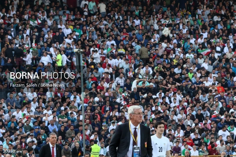 Iran Vs. China Football Match