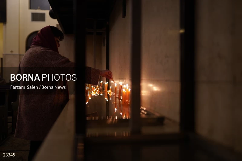 The new year ceremony in the Holy Church of Sarkis