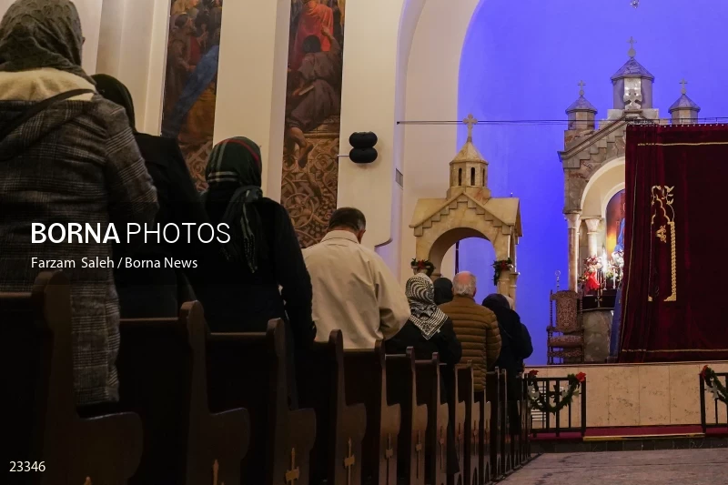 The new year ceremony in the Holy Church of Sarkis