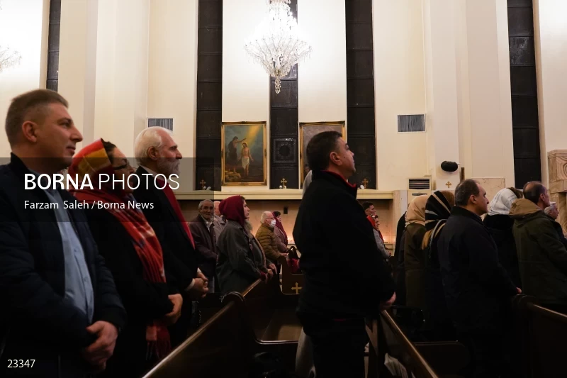 The new year ceremony in the Holy Church of Sarkis
