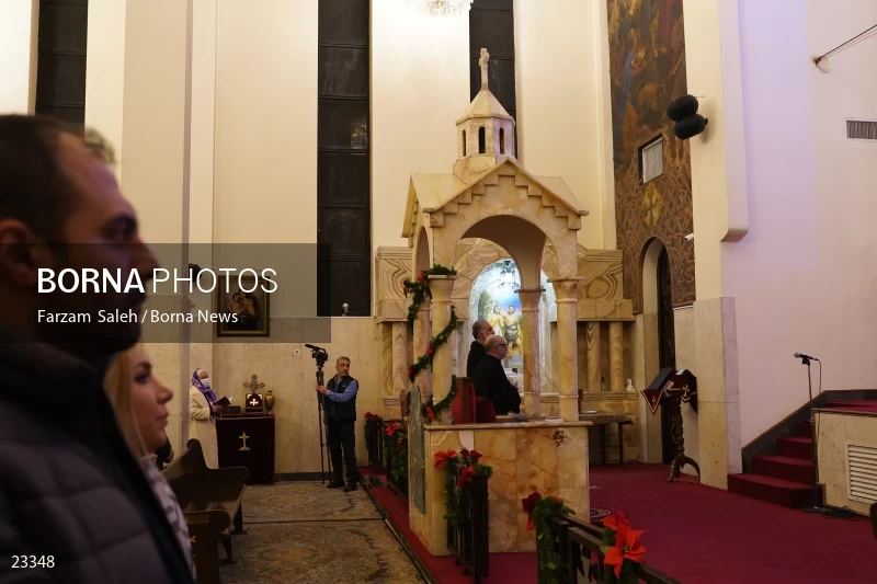 The new year ceremony in the Holy Church of Sarkis