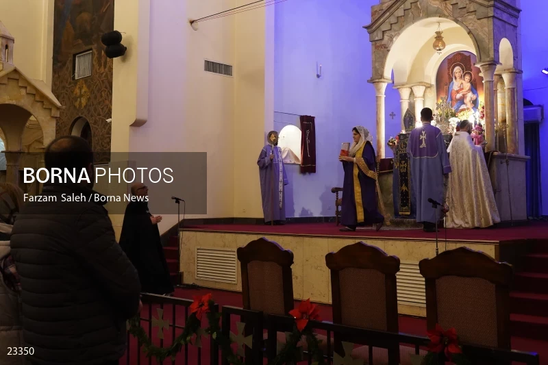 The new year ceremony in the Holy Church of Sarkis