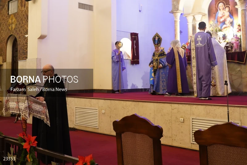The new year ceremony in the Holy Church of Sarkis