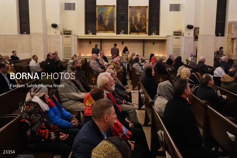 The new year ceremony in the Holy Church of Sarkis