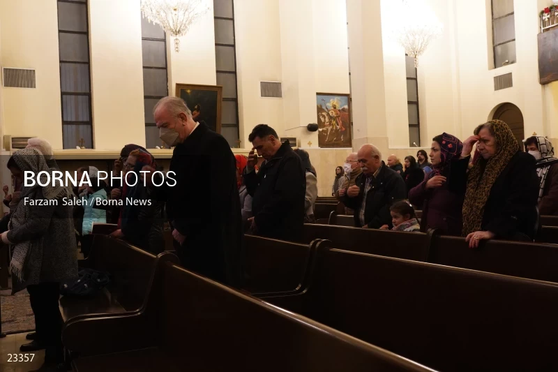 The new year ceremony in the Holy Church of Sarkis