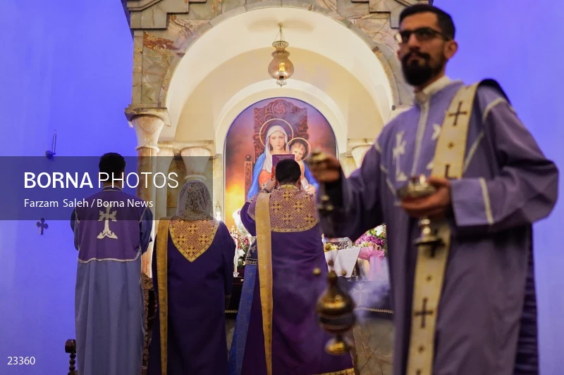 The new year ceremony in the Holy Church of Sarkis