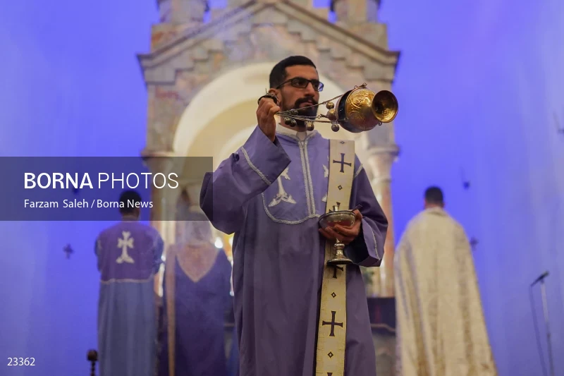 The new year ceremony in the Holy Church of Sarkis