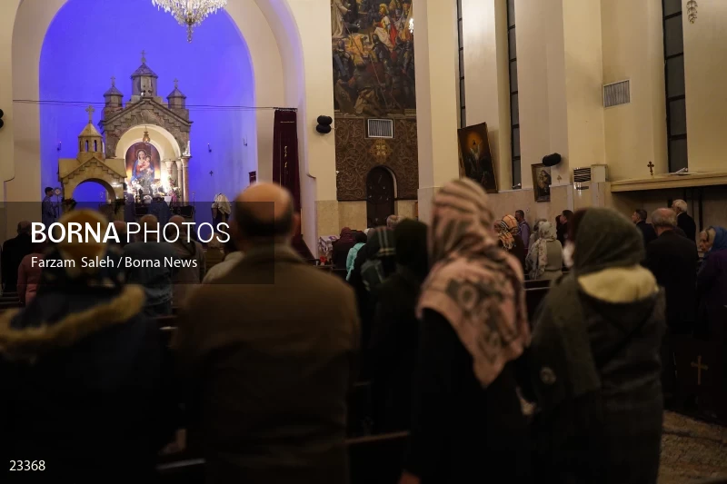 The new year ceremony in the Holy Church of Sarkis