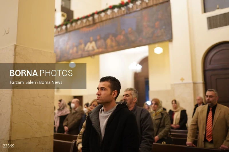 The new year ceremony in the Holy Church of Sarkis