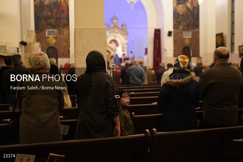 The new year ceremony in the Holy Church of Sarkis