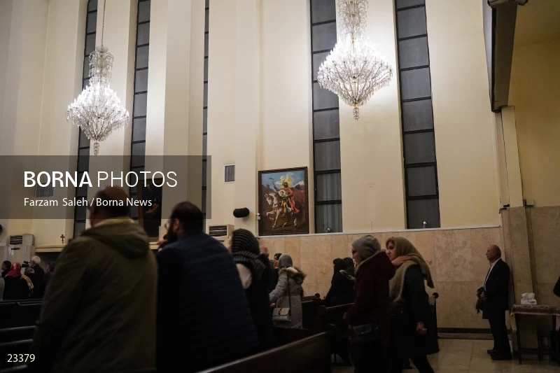 The new year ceremony in the Holy Church of Sarkis