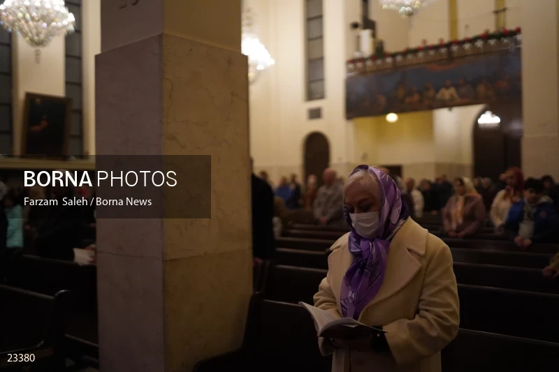 The new year ceremony in the Holy Church of Sarkis