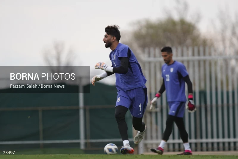 The first training session of the national football team with the presence of Amir Ghalenoei
