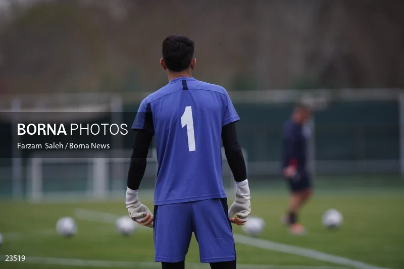 The first training session of the national football team with the presence of Amir Ghalenoei