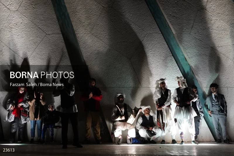 Performing cultural programs in Azadi Square on the first night of spring