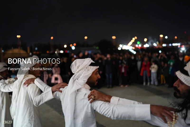 Performing cultural programs in Azadi Square on the first night of spring