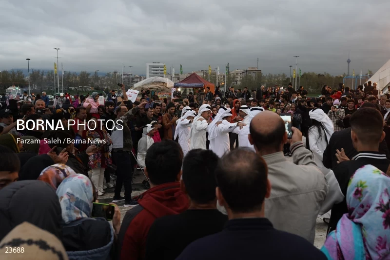 Performing cultural programs in Azadi Square on the occasion of Nowruz