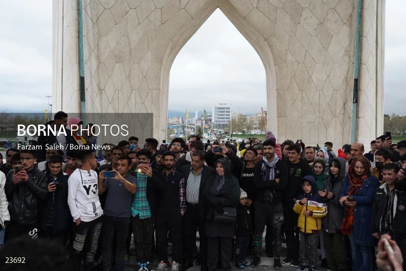 Performing cultural programs in Azadi Square on the occasion of Nowruz