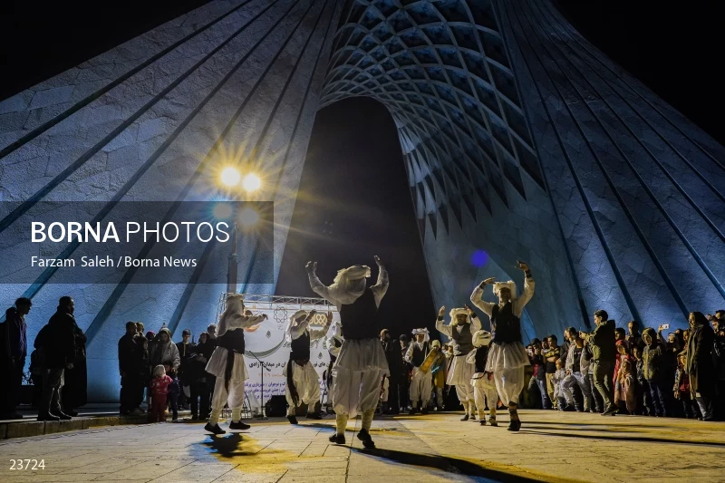 Performing cultural programs in Azadi Square on the occasion of Nowruz