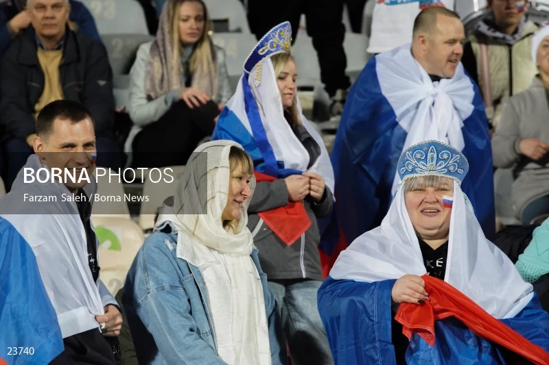 Iran v Russia friendly football match