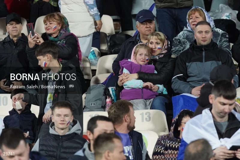 Iran v Russia friendly football match