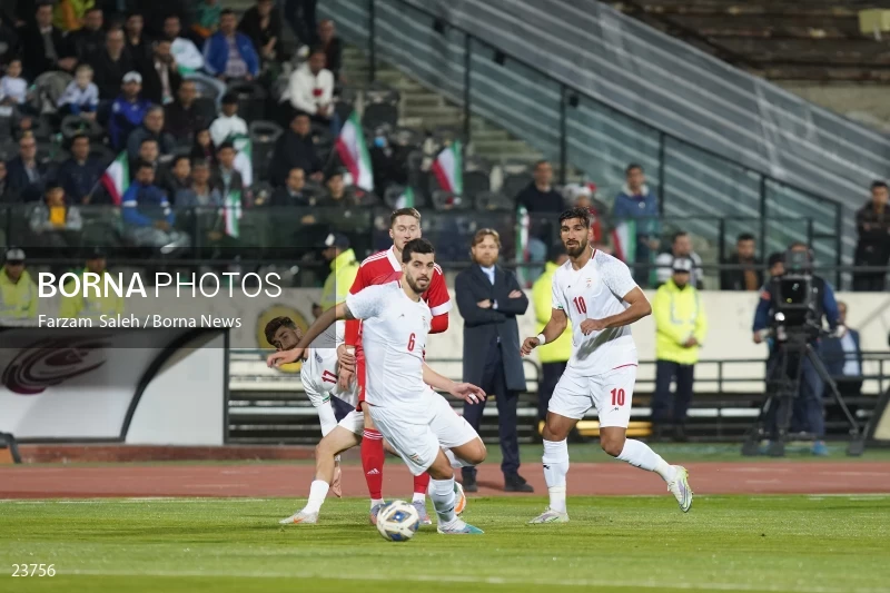 Iran v Russia friendly football match